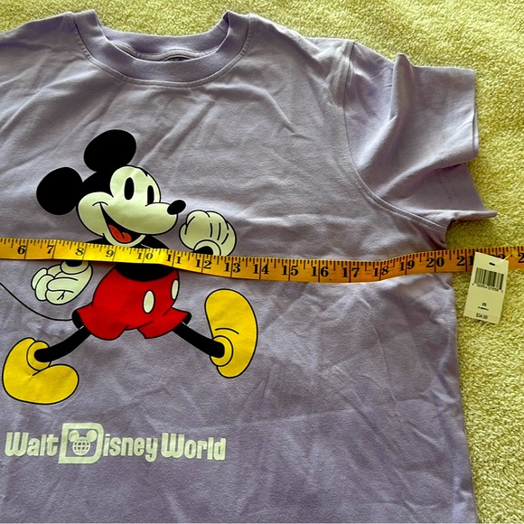 Disney Parks Purple Mickey Mouse graphic T-shirt, Size Extra SmallNWT - Picture 2 of 4